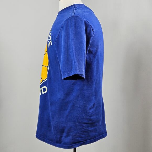 Adidas Golden State Warriors NBA GSW Graphic Blue Shirt Men's Medium | FLAWS - Picture 13 of 16